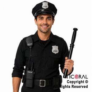 SET DISFRAZ POLICIA X 3 PIEZAS